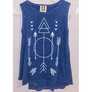 Denim Blue Tank Top